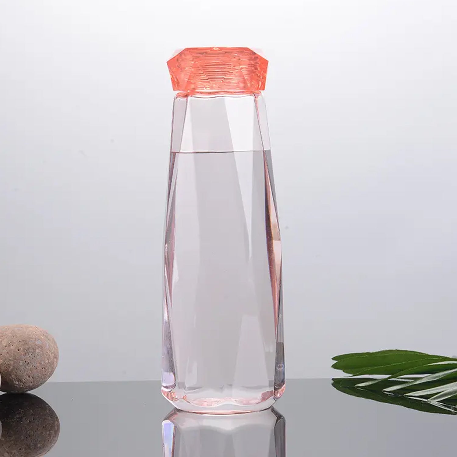 5213 Glass Fridge Water Bottle Plastic Cap With Two Water Glass For Home & Kitchen Use DeoDap 5213 Glass Fridge Water Bottle Plastic Cap With Two Water Glass For Home & Kitchen Use DeoDap
